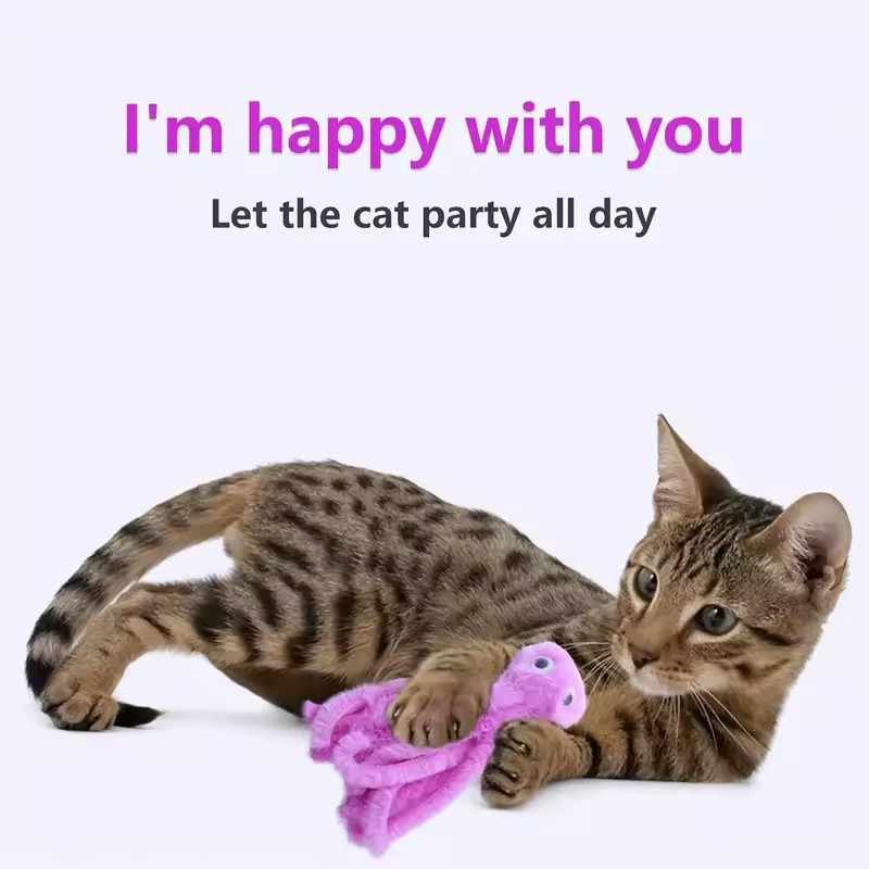 Cute octopus cat toys for kitt - Pet Supplies Young recension och pris