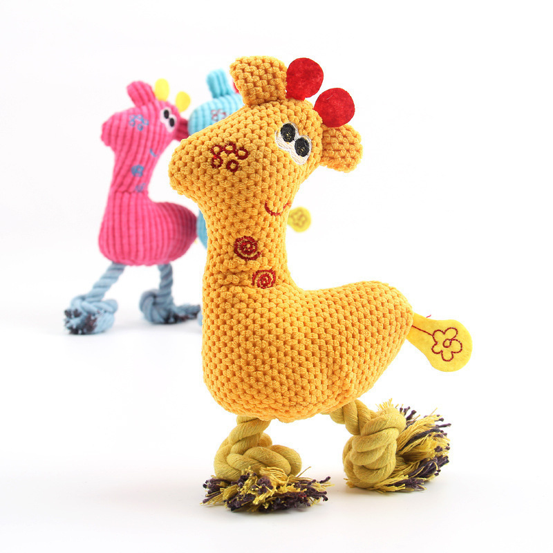 Deer Woven Plush Squeaky Chew  - Pet Supplies Young recension och pris