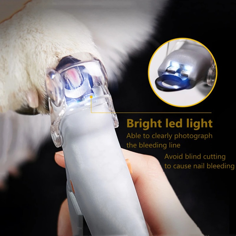 1PC Pet Nail Clipper with LED  - Dog Grooming Clippers recension och pris