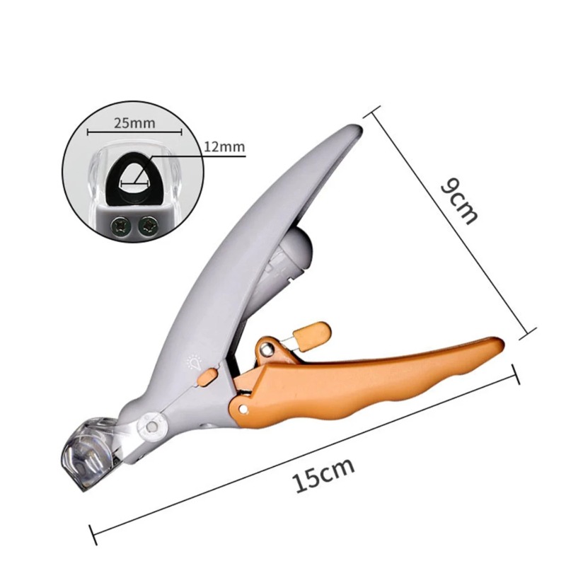 1PC Pet Nail Clipper with LED  - Dog Grooming Clippers recension och pris