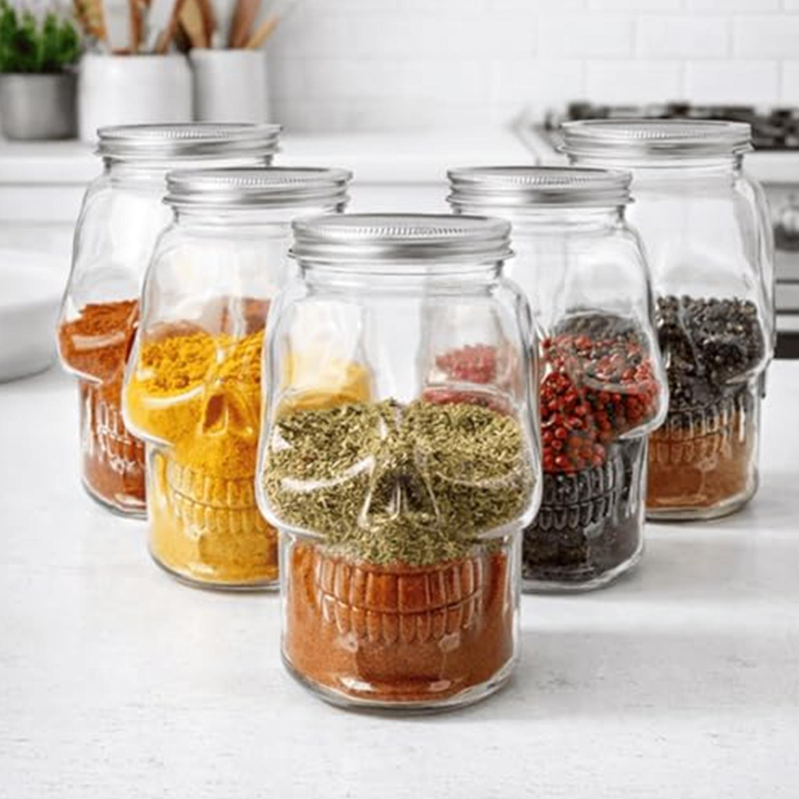 Transparent Skull Jars with Li - Pet Supplies Young recension och pris
