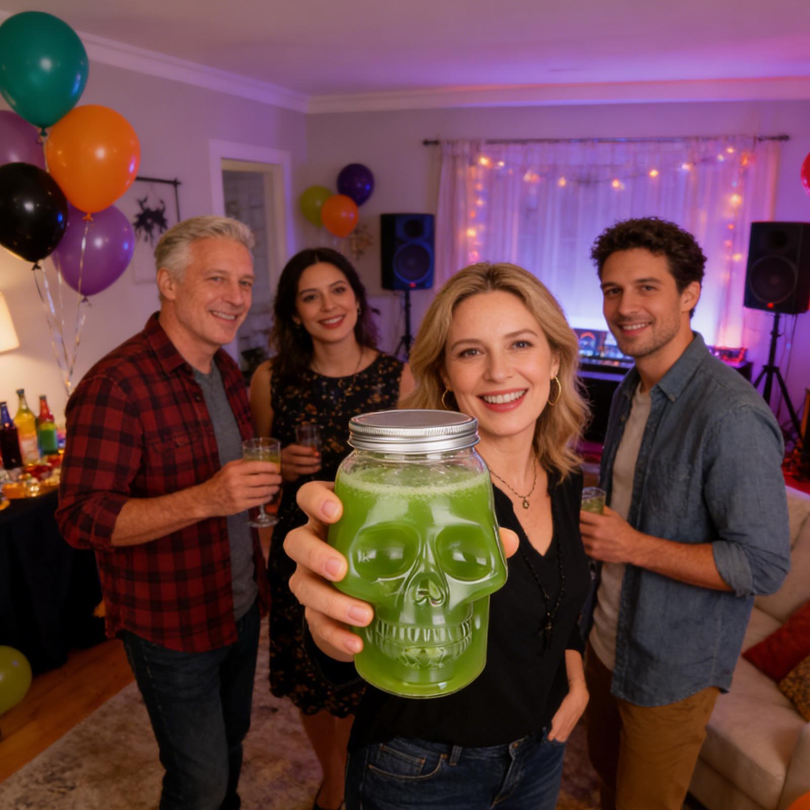 Transparent Skull Jars with Li - Pet Supplies Young recension och pris