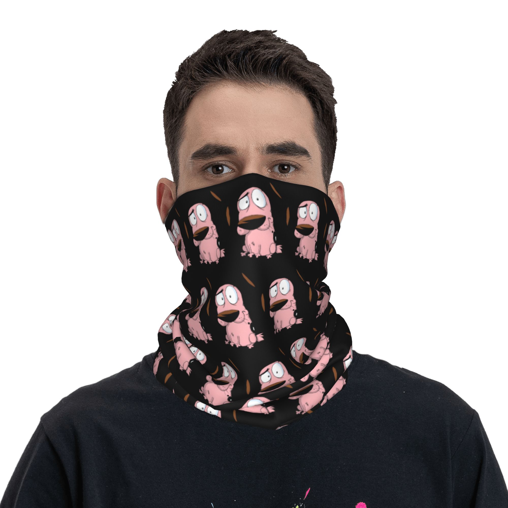 Custom Cartoon Courage Dog Win - Dog Bandana Scarf recension och pris