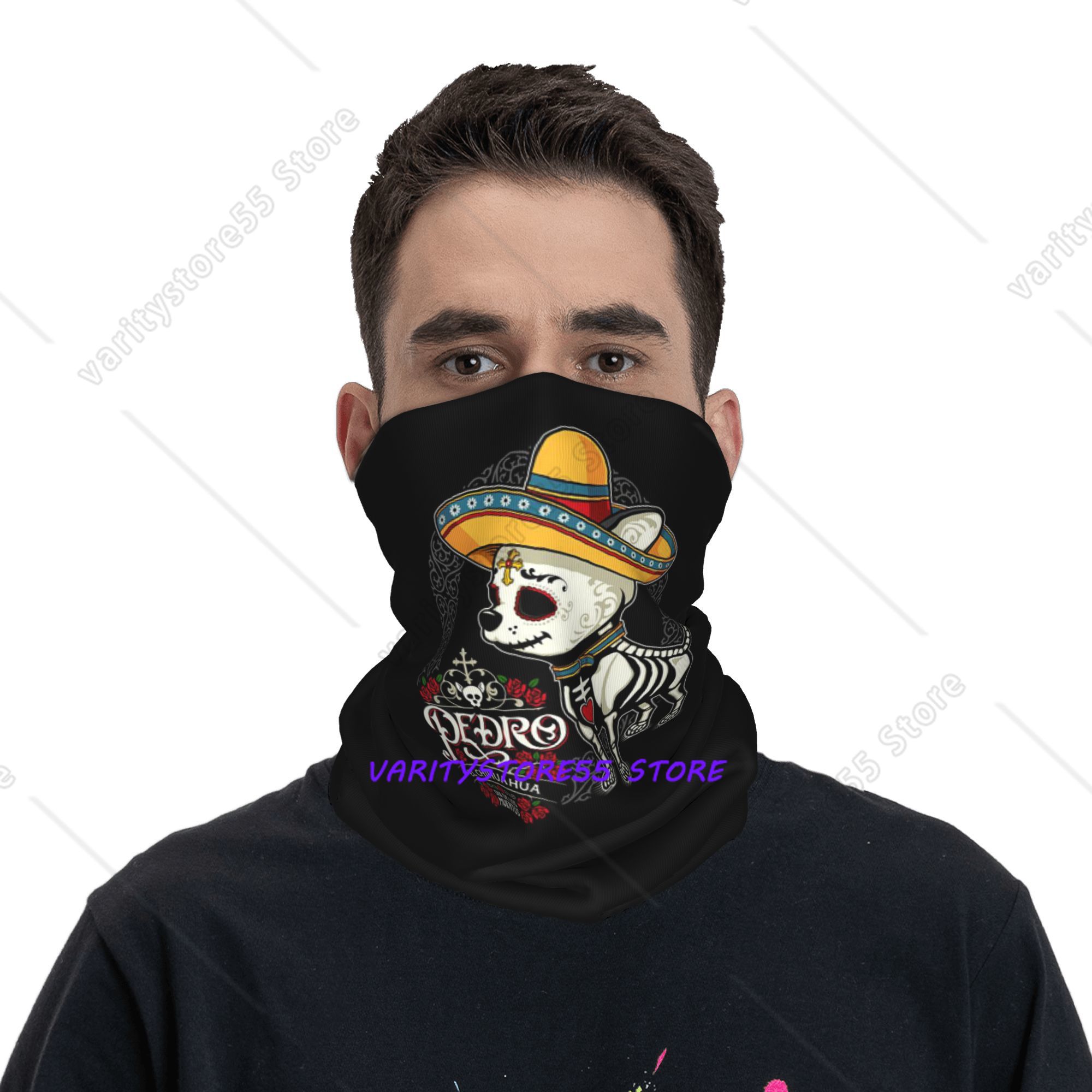 Day of the Dead Dog Print Band - Dog Bandana Scarf recension och pris