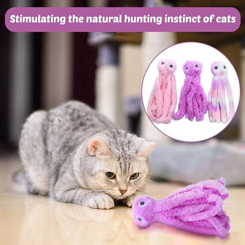 Cute octopus cat toys for kitt - Pet Supplies Young recension och pris