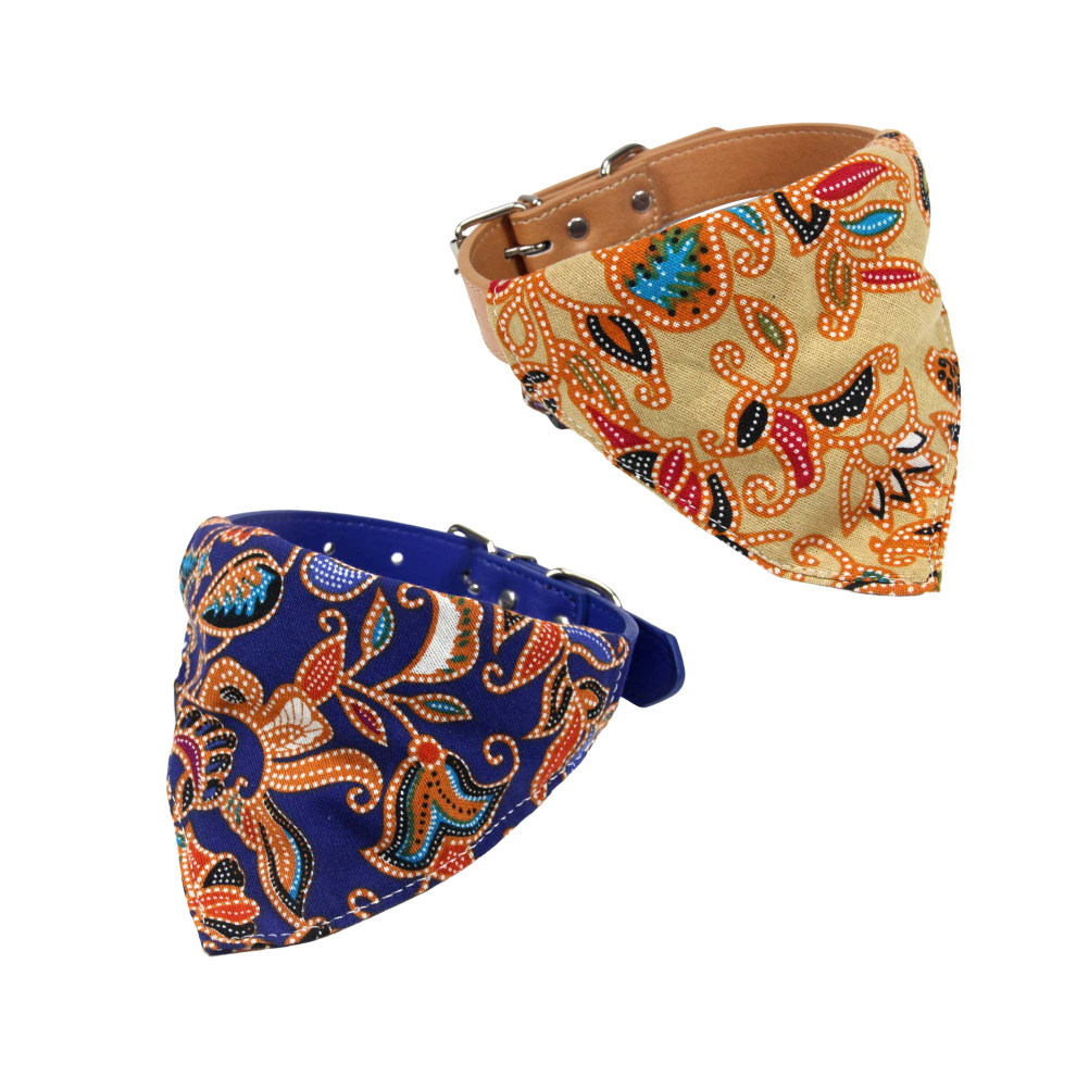 2 Pcs Chic Cat Accessories Tri - Dog Bandana Scarf recension och pris