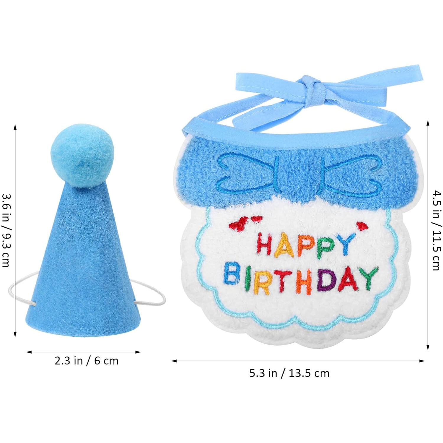 2Pcs Cat Dog Birthday Bandana  - Dog Bandana Scarf recension och pris
